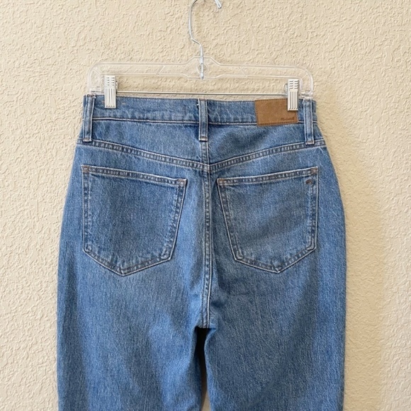 Madewell Perfect Vintage Jeans Raw Hem High Rise Classic Casual Preppy Denim 26 - Picture 8 of 13